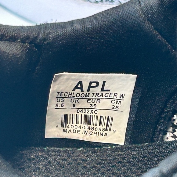 APL Techloom Tracer Sneaker Size 8.5 Running Shoe Anthracite slip-on EUC - Picture 6 of 8